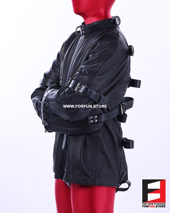 DELUXE LEATHER STRAITJACKET SJ001