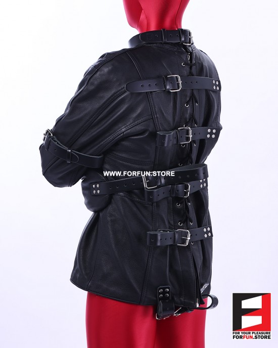 DELUXE LEATHER STRAITJACKET SJ001