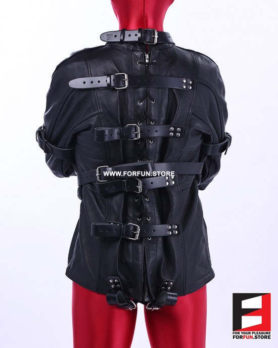 DELUXE LEATHER STRAITJACKET SJ001