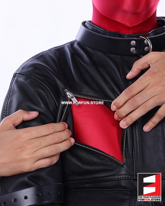 DELUXE LEATHER STRAITJACKET SJ001
