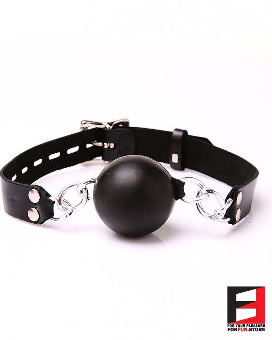 50MM PREMIUM SILICONE BALL GAG WITH CHAIN GG002L