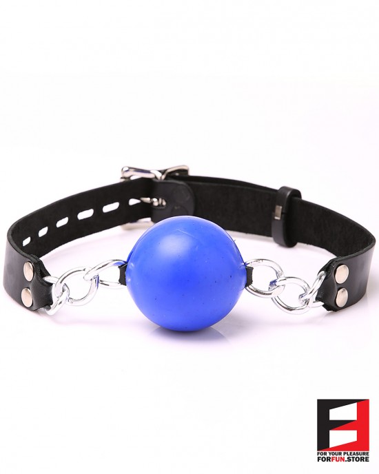 50MM PREMIUM SILICONE BALL GAG WITH CHAIN GG002L