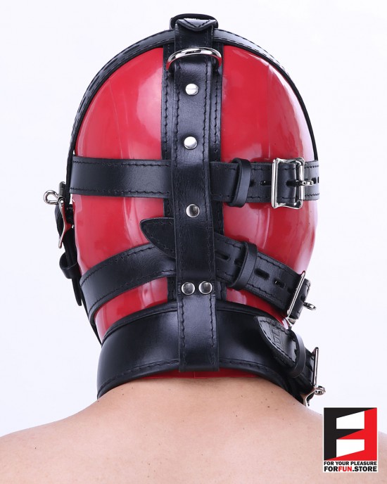 SLAVE MUZZLE WITH GAG HARNESS GH004