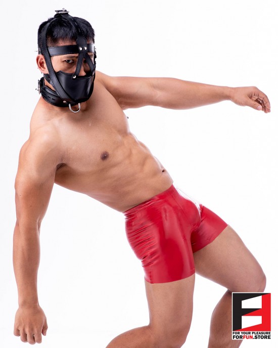 SLAVE MUZZLE WITH GAG HARNESS GH004