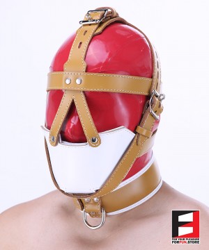 SLAVE MUZZLE WITH GAG HARNESS GH004-03MED