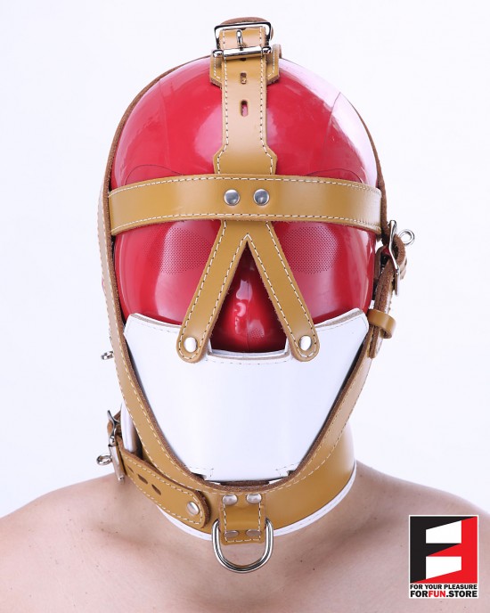 SLAVE MUZZLE WITH GAG HARNESS GH004-03MED