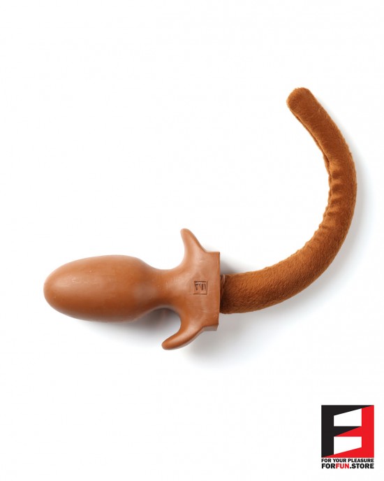 BROWN FURRY PUPPY TAIL PLUG