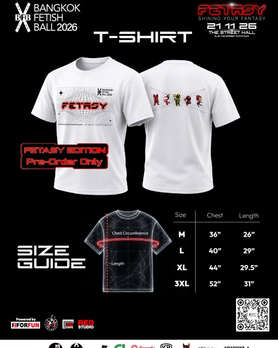 Bangkok Fetish Ball 2026 T-SHIRTS Bangkok Fetish Ball 2026 T-SHIRTS