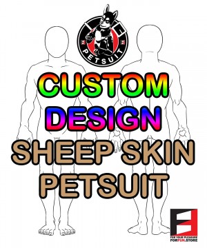 CUSTOM DESIGN SHEEP SKIN PETSUIT CUSTOM DESIGN SHEEP SKIN PETSUIT