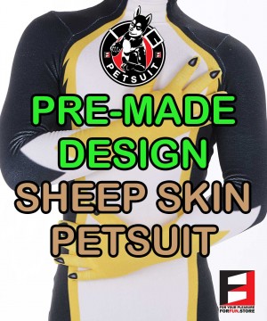 PRE-MADE DESIGN SHEEP SKIN PETSUIT PRE-MADE DESIGN SHEEP SKIN PETSUIT